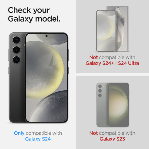 Protector de lente Spigen Galaxy S24 / S23 Plus / S23 – Optik Pro EZ Fit (paquete de 2)